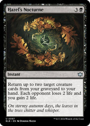 Hazel's Nocturne · 97 · Bloomburrow · Non-foil