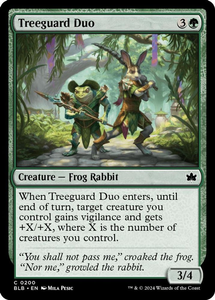 Treeguard Duo · 200 · Bloomburrow · Non-foil