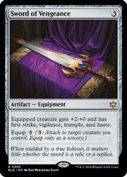 Sword of Vengeance · 395 · Bloomburrow · Non-foil