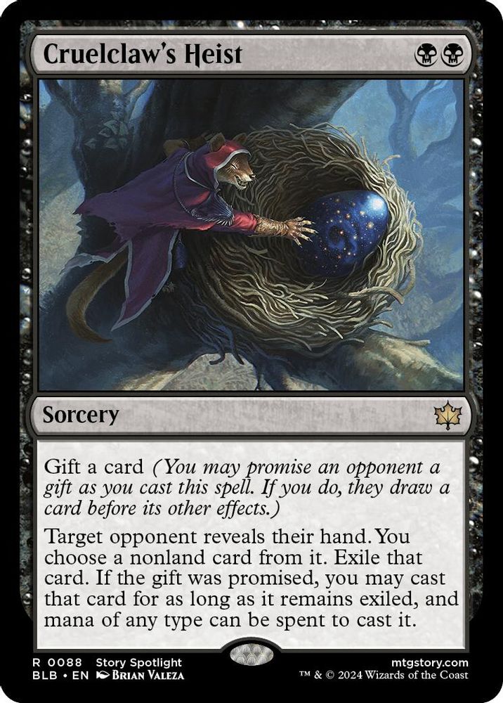 Cruelclaw's Heist · 88 · Bloomburrow · Non-foil