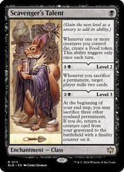 Scavenger's Talent · 111 · Bloomburrow · Non-foil