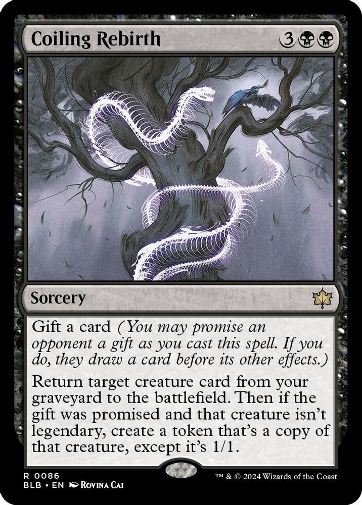 Coiling Rebirth · 86 · Bloomburrow · Non-foil