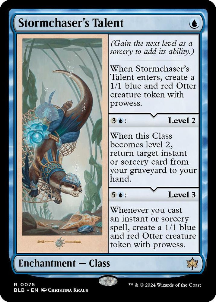 Stormchaser's Talent · 75 · Bloomburrow · Non-foil