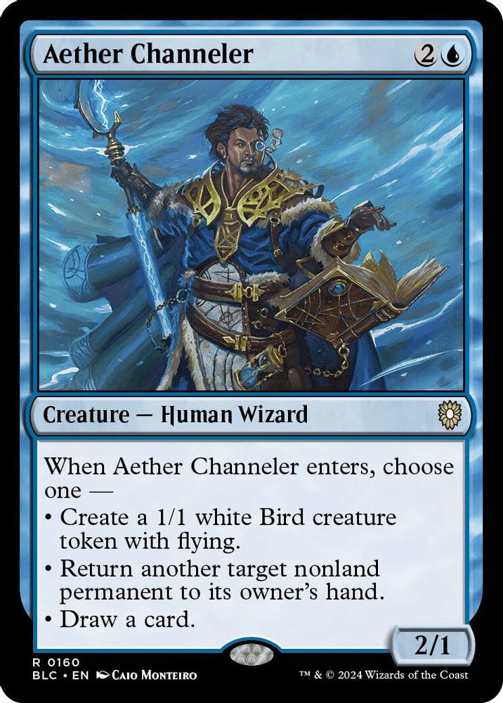 Aether Channeler · 160 · Commander: Bloomburrow · Non-foil