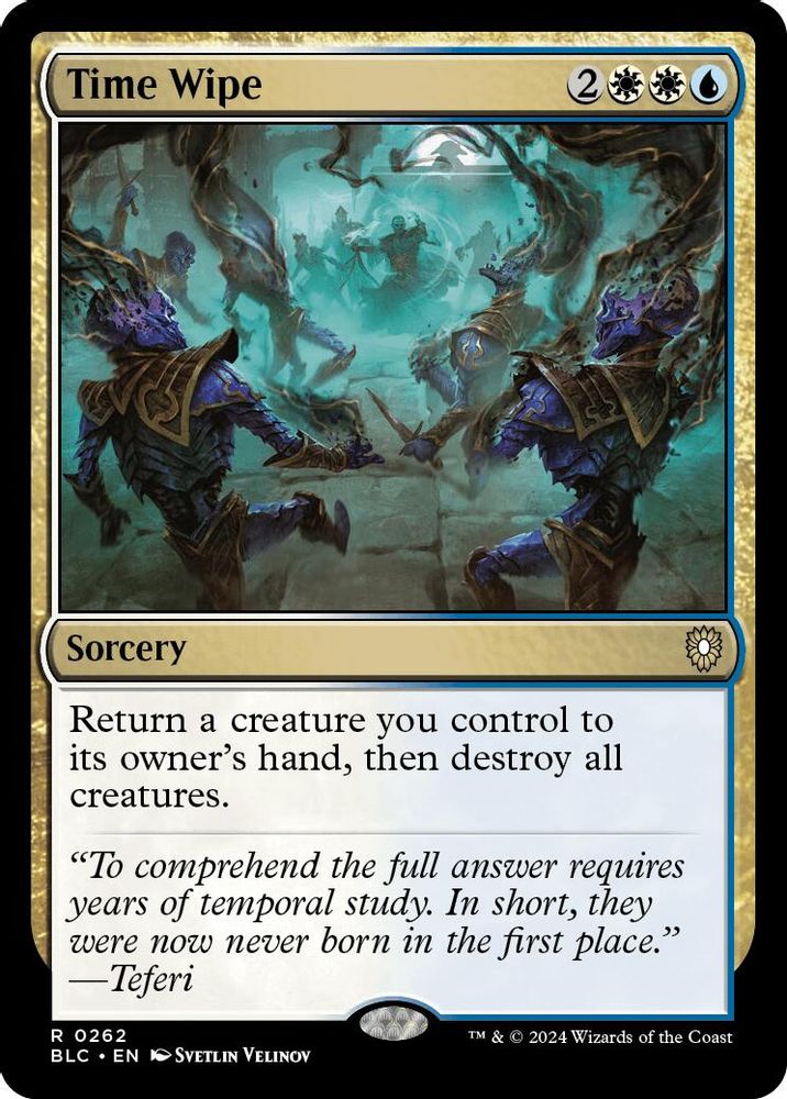 Time Wipe · 262 · Commander: Bloomburrow · Non-foil