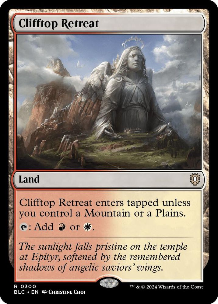 Clifftop Retreat · 300 · Commander: Bloomburrow · Non-foil