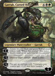 Garruk, Cursed Huntsman (Borderless) · 99 · BLC · Foil