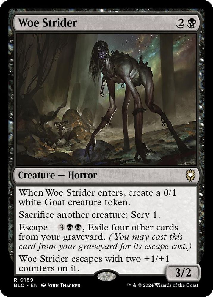 Woe Strider · 189 · Commander: Bloomburrow · Non-foil
