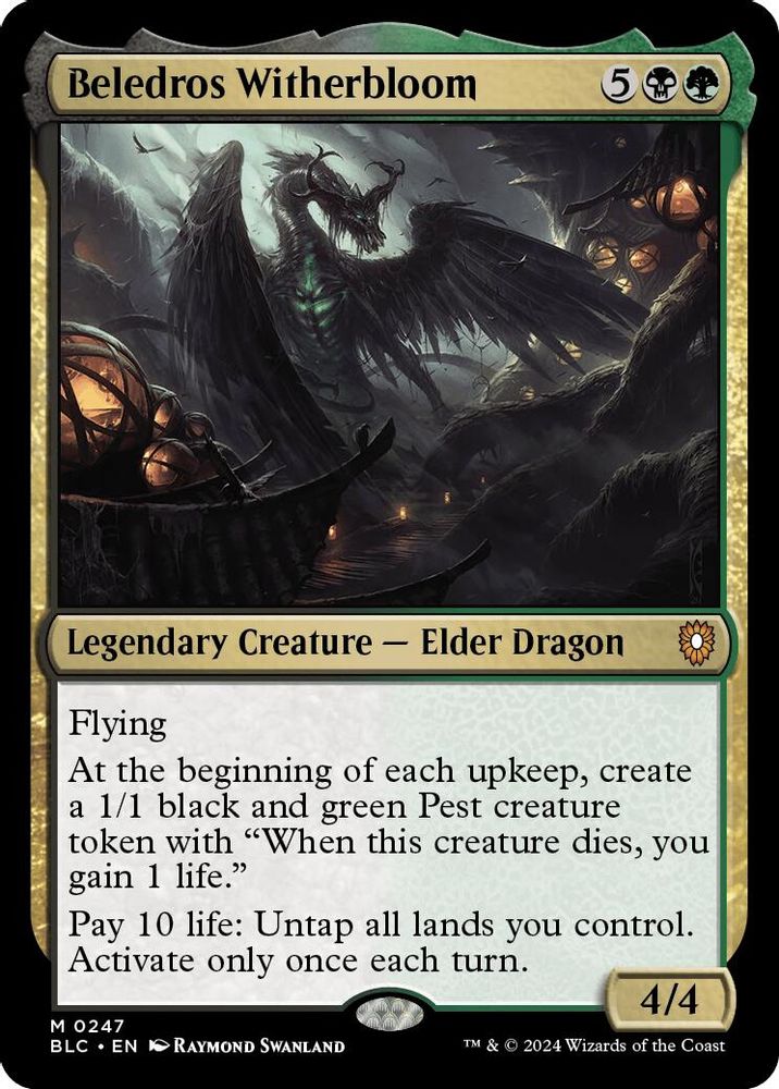 Beledros Witherbloom · 247 · Commander: Bloomburrow · Non-foil