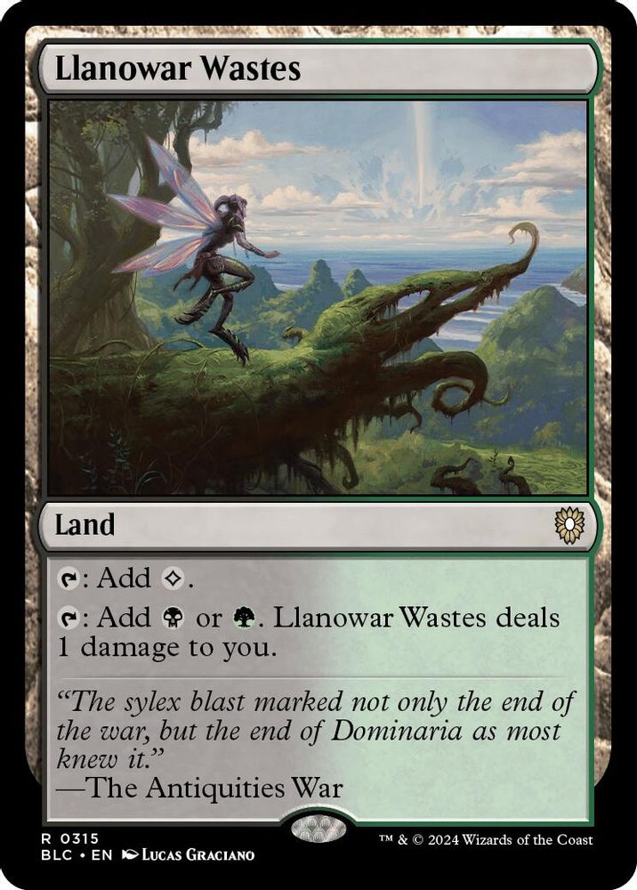 Llanowar Wastes · 315 · Commander: Bloomburrow · Non-foil