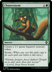 Chatterstorm · 210 · Commander: Bloomburrow · Non-foil