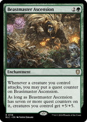 Beastmaster Ascension · 118 · Commander: Bloomburrow · Non-foil