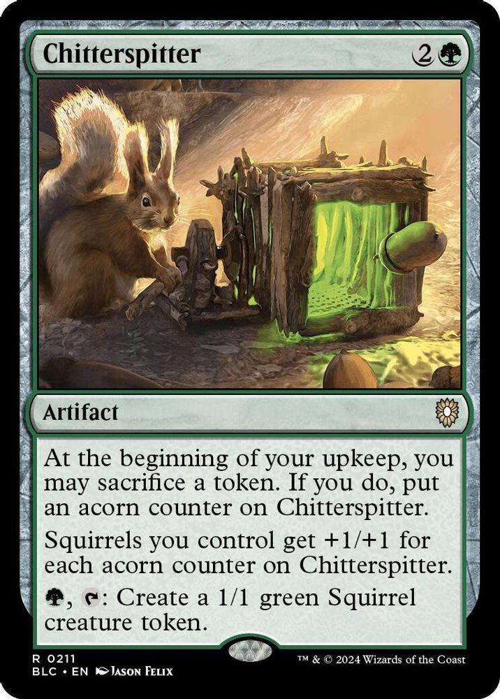 Chitterspitter · 211 · Commander: Bloomburrow · Non-foil