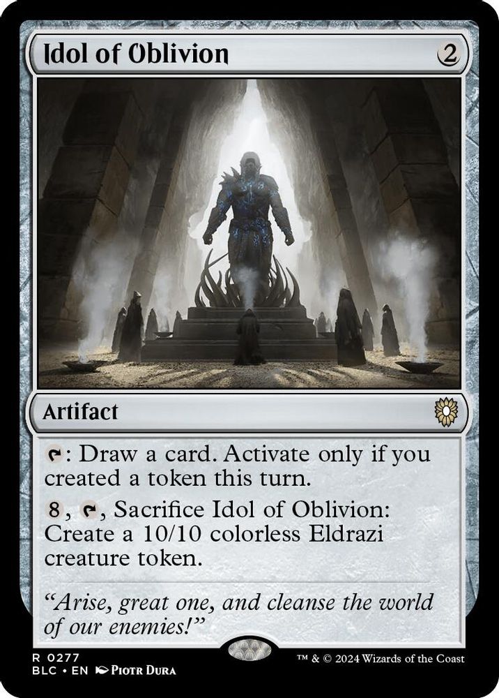 Idol of Oblivion · 277 · Commander: Bloomburrow · Non-foil