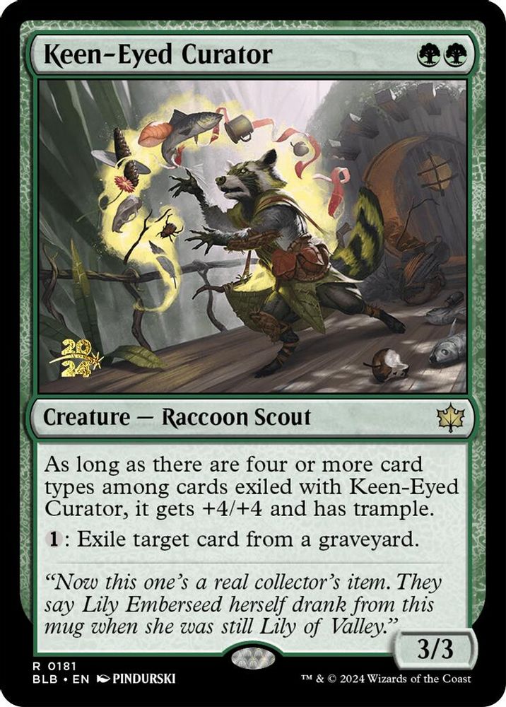 Keen-Eyed Curator · 181 · PAFR · Foil
