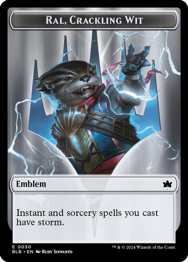 Emblem - Ral, Crackling Wit · 30 · TBLB · Non-foil