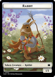 Rabbit // Finch Formation Double-Sided Token · 3 // 6 · Bloomburrow · Foil