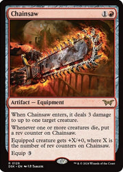 Chainsaw · 128 · Duskmourn: House of Horror · Non-foil