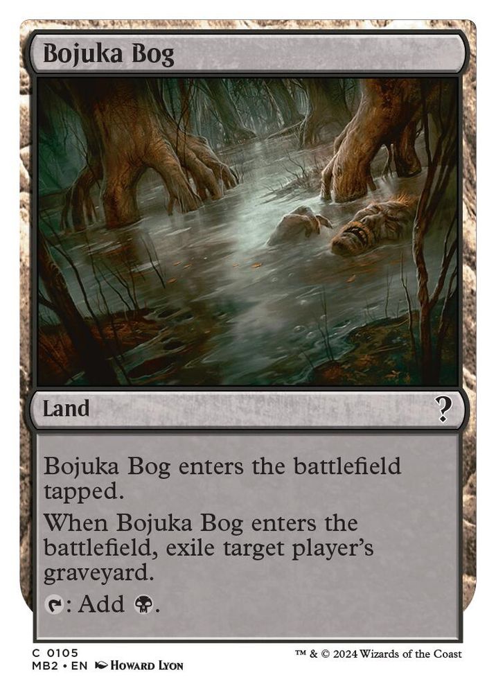 Bojuka Bog (White Border) · 105 · MB2 · Non-foil