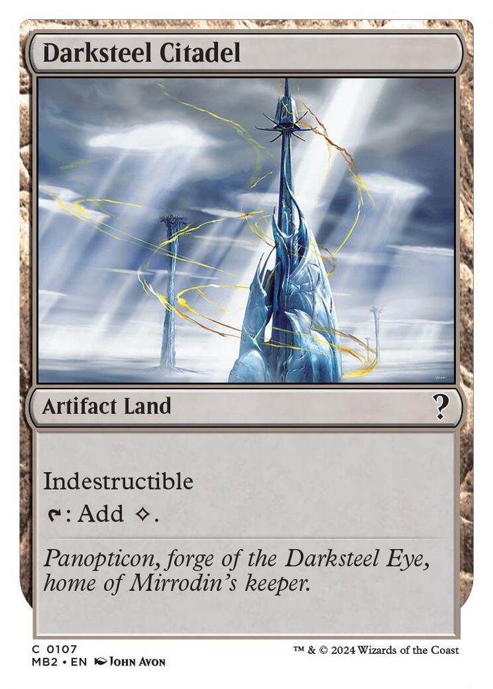 Darksteel Citadel (White Border) · 107 · Mystery Booster 2 · Non-foil