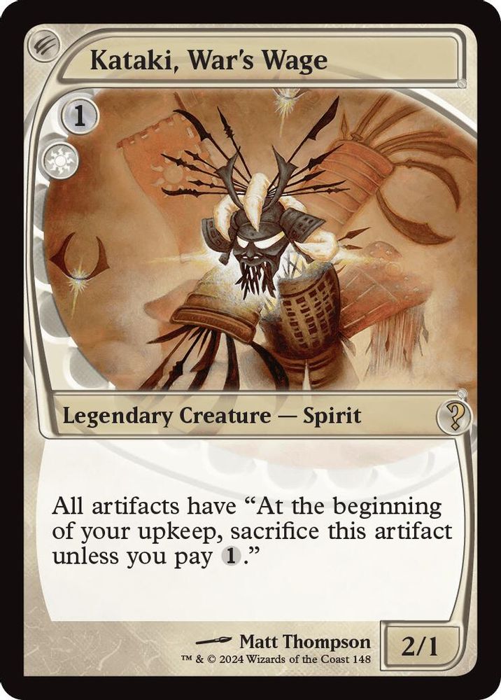 Kataki, War's Wage (Future Sight) · 148 · Mystery Booster 2 · Non-foil