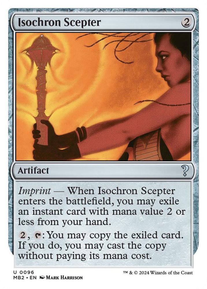 Isochron Scepter (White Border) · 96 · Mystery Booster 2 · Non-foil