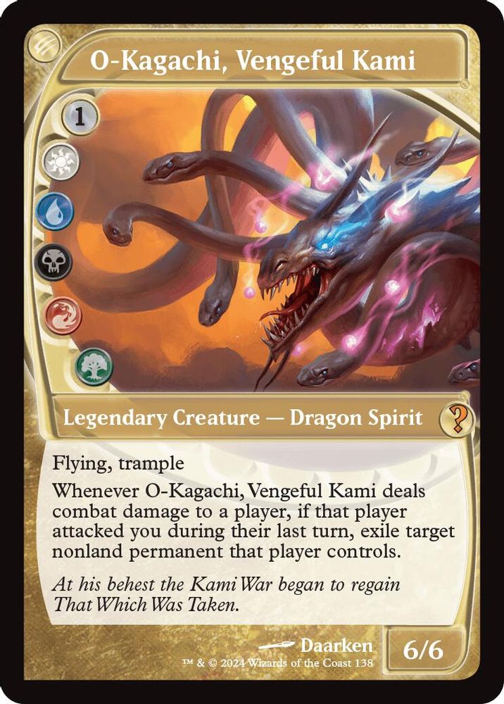 O-Kagachi, Vengeful Kami (Future Sight) · 138 · Mystery Booster 2 · Non-foil