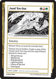Jund 'Em Out · Mystery Booster 2 Playtest Cards · Non-foil