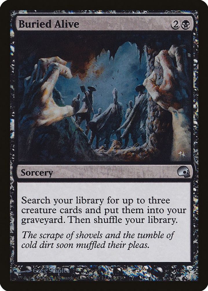 Buried Alive · 20 · Premium Deck Series: Graveborn · Foil