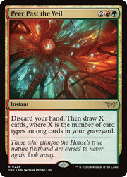 Peer Past the Veil · 226 · Duskmourn: House of Horror · Non-foil