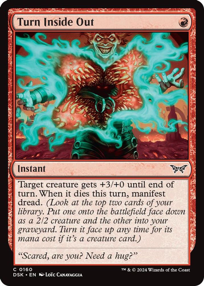 Turn Inside Out · 160 · Duskmourn: House of Horror · Foil