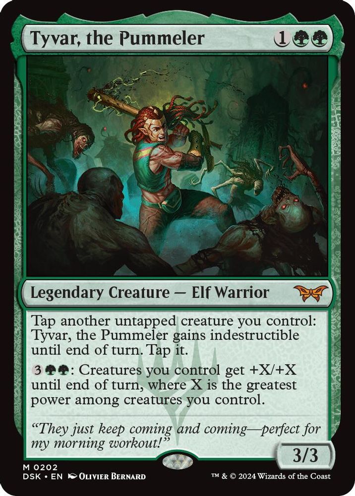 Tyvar, the Pummeler · 202 · Duskmourn: House of Horror · Non-foil