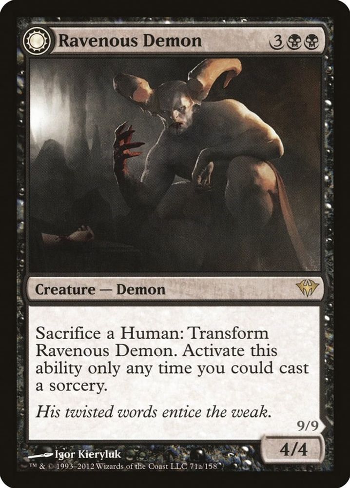 Ravenous Demon · 71 · Dark Ascension · Foil