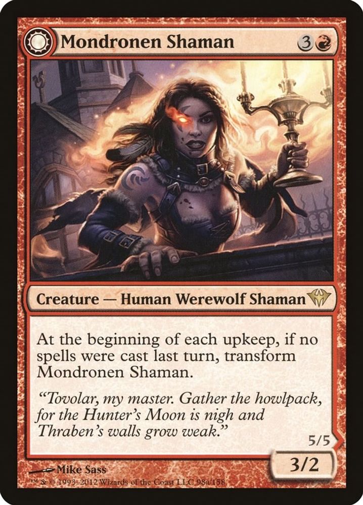 Mondronen Shaman · 98 · Dark Ascension · Non-foil