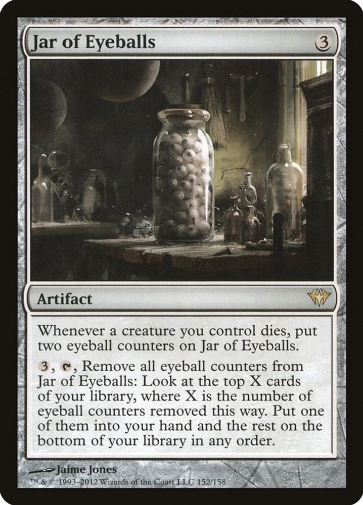 Jar of Eyeballs · 152 · Dark Ascension · Non-foil