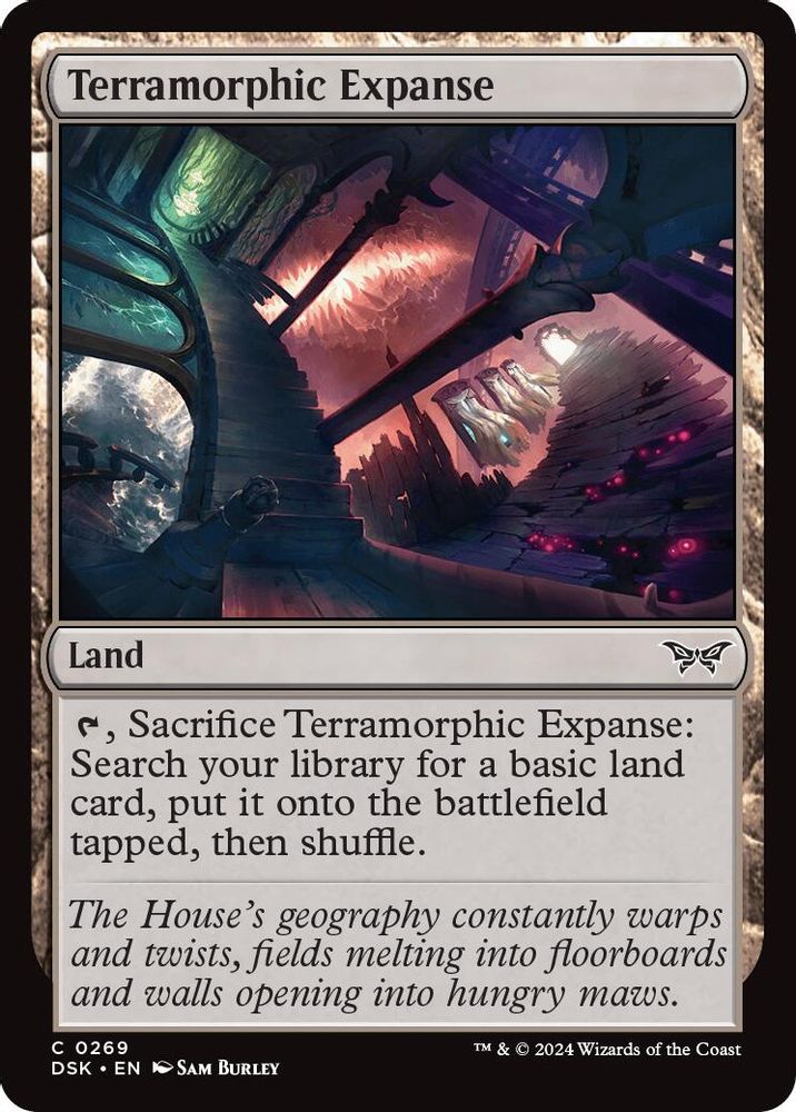 Terramorphic Expanse · 269 · Duskmourn: House of Horror · Foil