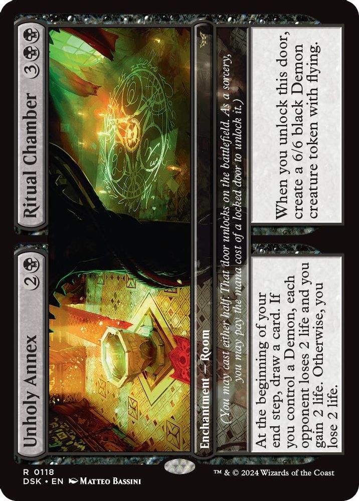 Unholy Annex // Ritual Chamber · 118 · Duskmourn: House of Horror · Non-foil