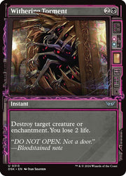 Withering Torment (Showcase) · 313 · Duskmourn: House of Horror · Non-foil
