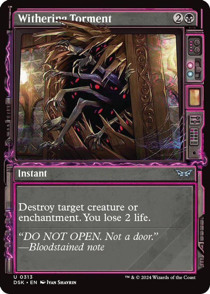 Withering Torment (Showcase) · 313 · Duskmourn: House of Horror · Non-foil