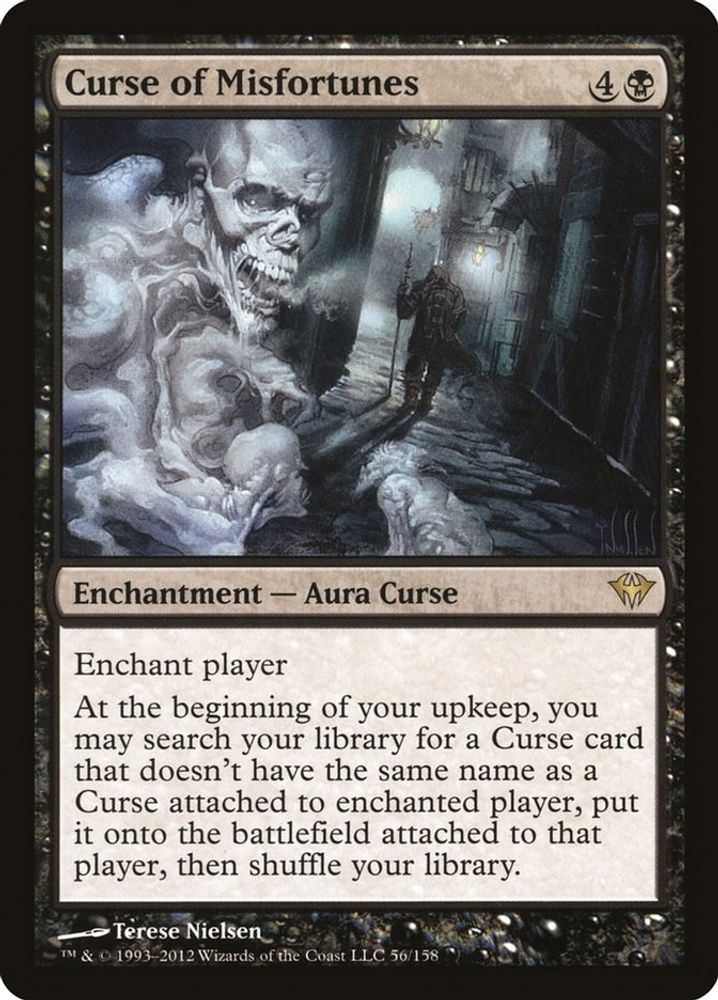 Curse of Misfortunes · 56 · Dark Ascension · Non-foil