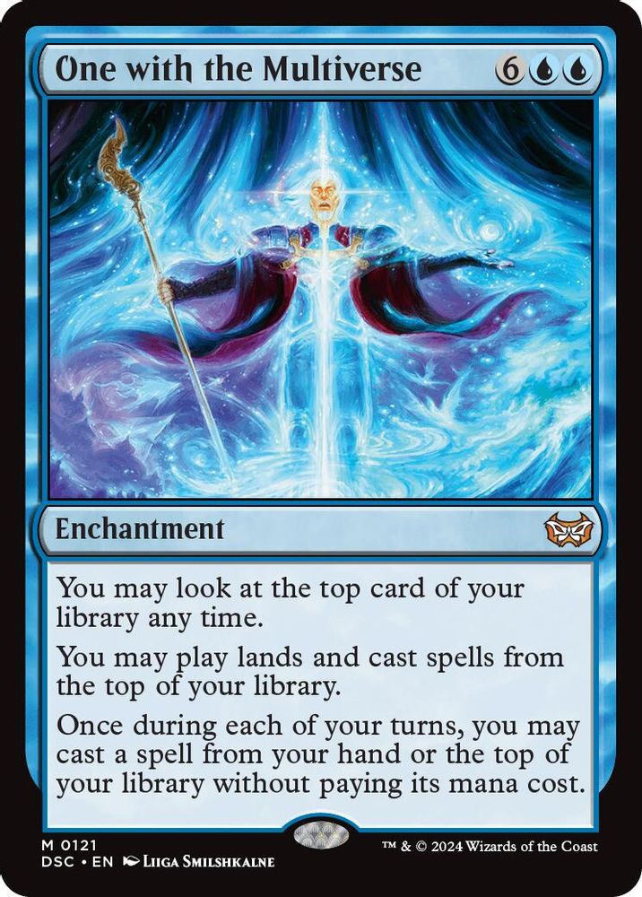 One with the Multiverse · 121 · Commander: Duskmourn: House of Horror · Non-foil