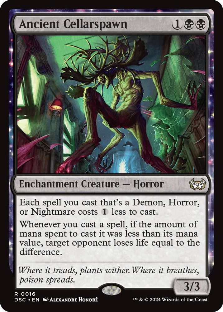 Ancient Cellarspawn · 16 · Commander: Duskmourn: House of Horror · Non-foil