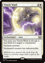 Timely Ward · 107 · Commander: Duskmourn: House of Horror · Non-foil