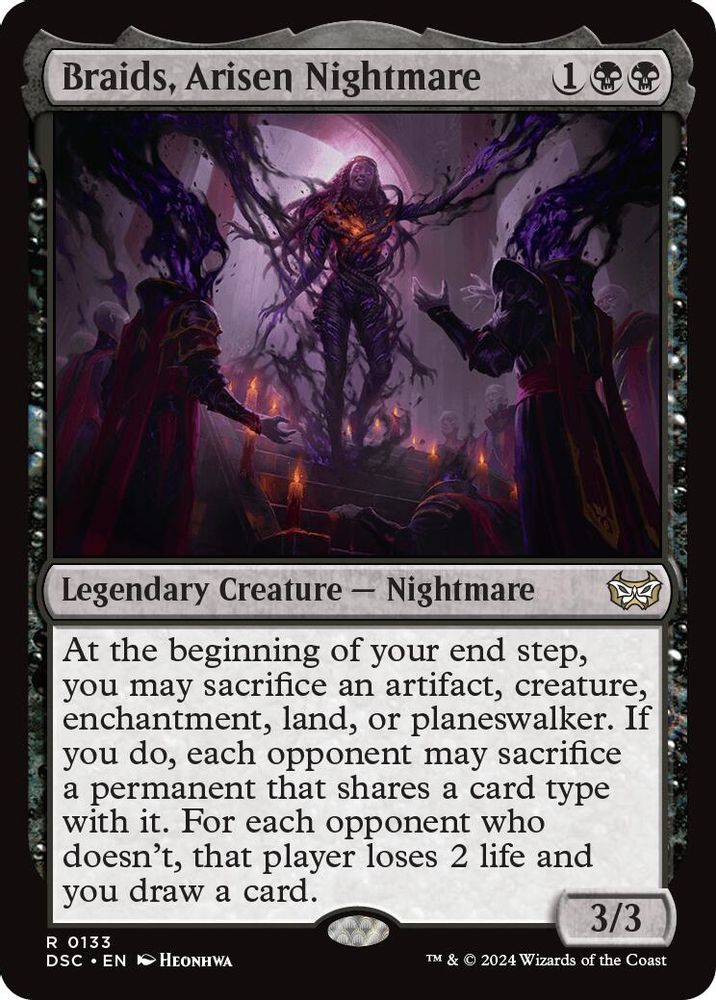 Braids, Arisen Nightmare · 133 · DSC · Non-foil