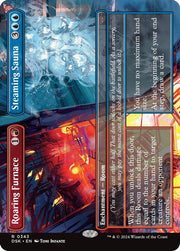 Roaring Furnace // Steaming Sauna (Borderless) · 343 · Duskmourn: House of Horror · Non-foil