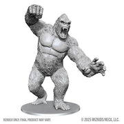 WizKids Deep Cuts: Kong (PREORDER) - Gray sculpted Kong figure in aggressive pose with raised fist and open mouth roar.