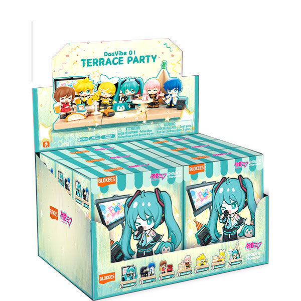Hatsune Miku Blokees: DaaVibe Series- VB01 Terrace Party Display (6 Blind Boxes)
