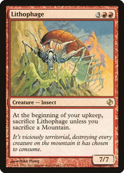 Lithophage · 57 · Duel Decks: Venser vs. Koth · Non-foil