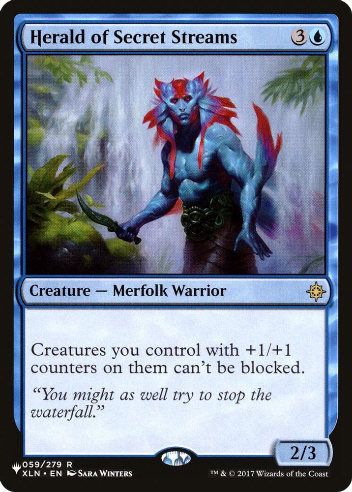 Herald of Secret Streams · 059/279 · PLST · Non-foil
