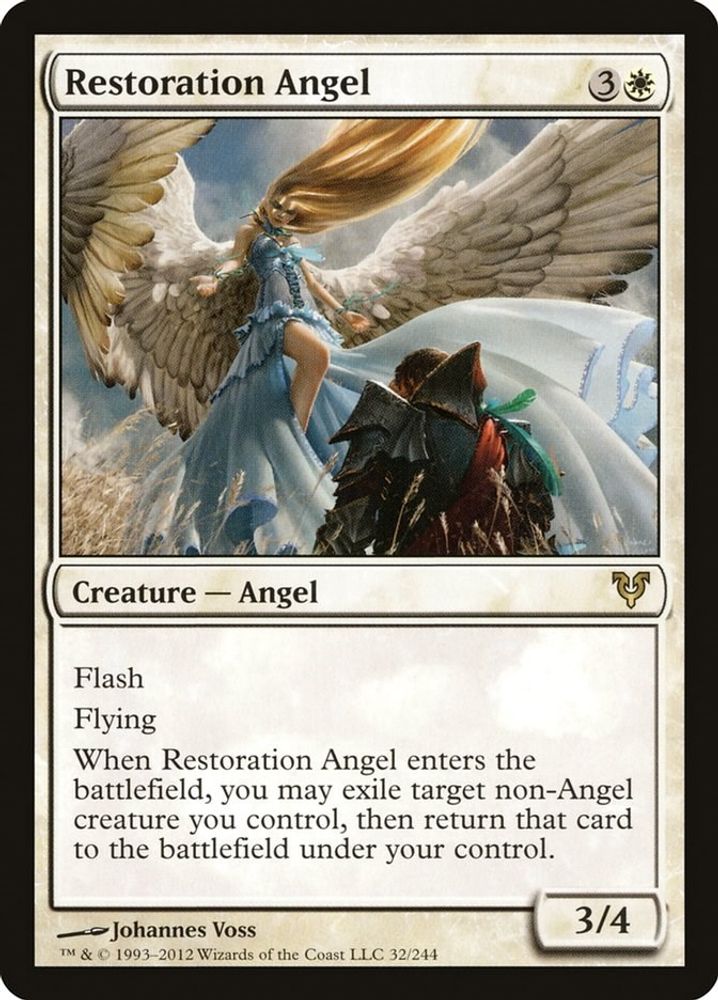 Restoration Angel · 32 · Avacyn Restored · Non-foil